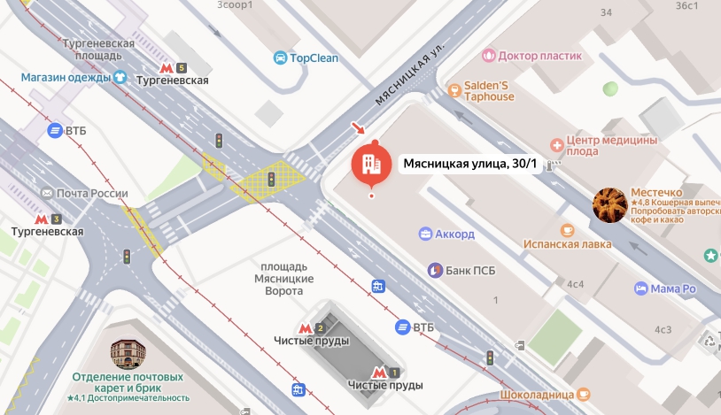 Карта проезда